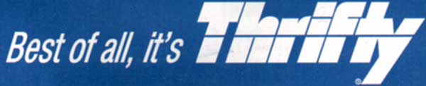 thrifty CAR RENTALS